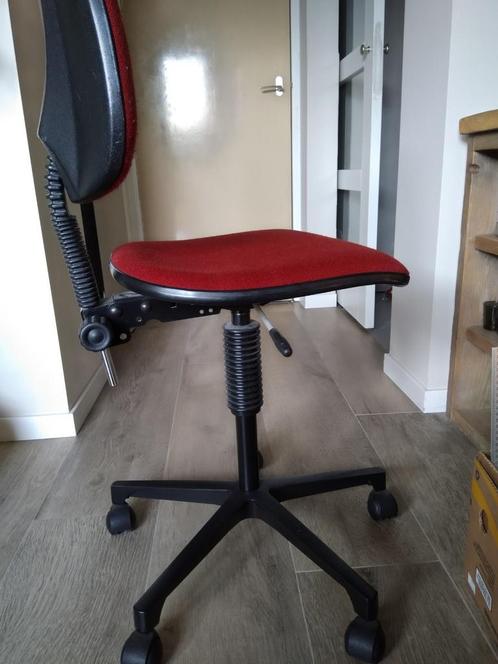 rode burostoel/ bureaustoel, Huis en Inrichting, Bureaustoelen, Gebruikt, Bureaustoel, Rood, Ophalen