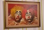 clowns  schilderij, Antiek en Kunst, Kunst | Schilderijen | Klassiek, Ophalen of Verzenden