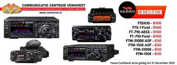 Cashback actie van Yaesu t/m 31 dec.2025 beschikbaar voor biedingen
