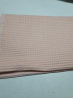 Wafel zalm/roze (137), 120 cm of meer, Nieuw, Ophalen of Verzenden, Katoen