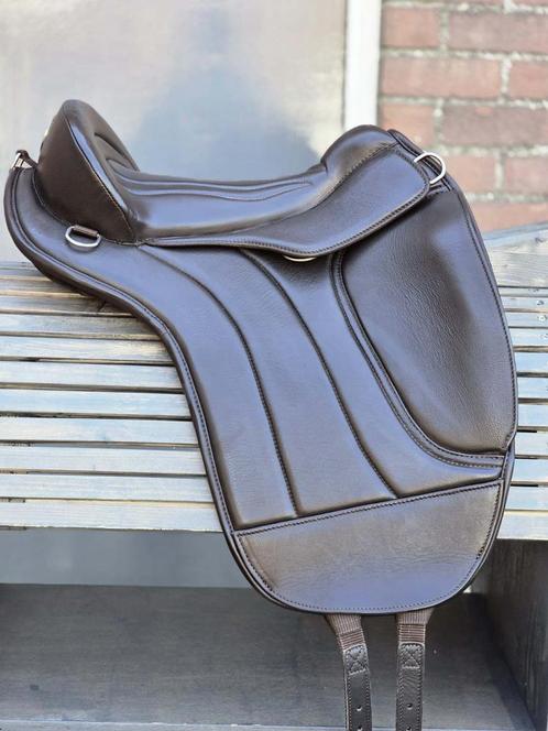 Edix Union glad leer maat L bruin, Dieren en Toebehoren, Paarden en Pony's | Hoofdstellen en Tuigage, Nieuw, Overige soorten, Ophalen of Verzenden
