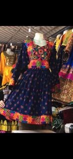 afghani afghaanse jurk, Blauw, Ophalen of Verzenden, Zo goed als nieuw, Overige typen