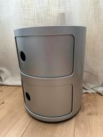 Kartell Componibili Zilver - 2 Modules, Huis en Inrichting, Kunststof, Minder dan 45 cm, Ophalen of Verzenden, Zo goed als nieuw