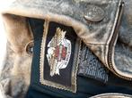 Vintage Harley Davidson leren jas, Motoren, Verzenden, Tweedehands, Heren, Jas | leer