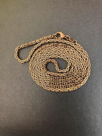 14 Karaat gouden Koningsketting 83 cm|34,1gram|2,5mm breed beschikbaar voor biedingen