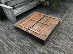 Houten Zandbak met Deksel, Kinderen en Baby's, Speelgoed | Buiten | Zandbakken, Ophalen, Gebruikt
