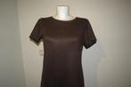 Irie Wash suede look jurk donker bruin van kleur soepel M, Kleding | Dames, Jurken, Maat 38/40 (M), Irie Wash, Bruin, Verzenden