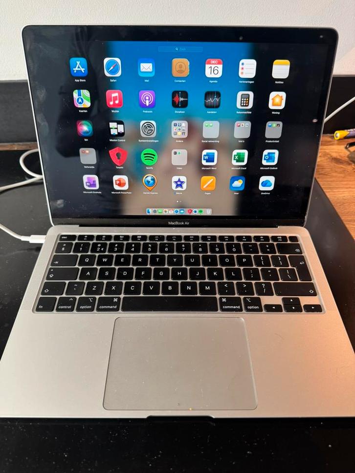 Apple MacBook Air (2020), Computers en Software, Windows Laptops, Zo goed als nieuw, 13 inch, SSD, Minder dan 2 Ghz, 8 GB, Ophalen