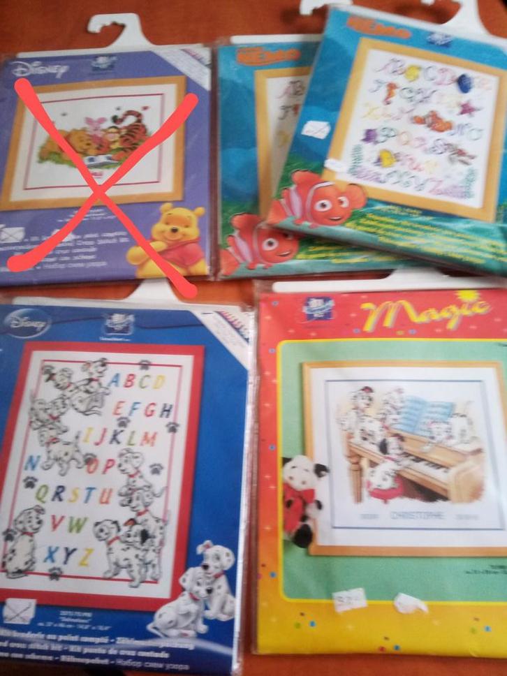 Borduurpaketten met Dmc borduurzijde/borduurgaren 50%af, Hobby en Vrije tijd, Borduren en Borduurmachines, Nieuw, Borduurgaren of Zijde