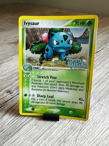  Pokemon Ivysaur Reverse Holo #35 35/100 Crystal Guardians beschikbaar voor biedingen