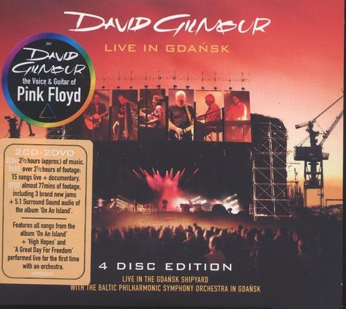 David Gilmour - Live In Gdansk - 2 CDs, 2 DVDs, Cd's en Dvd's, Cd's | Rock, Nieuw in verpakking, Poprock, Verzenden