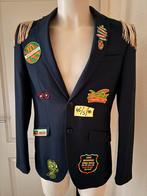 (M) Kruikenstad Colbert/Jas maat 46/S emblemen epauletten, Kleding | Heren, Ophalen of Verzenden, Zo goed als nieuw, Maat 46 (S) of kleiner