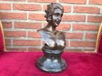 bronzen buste , klassieke dame, Antiek en Kunst, Ophalen of Verzenden, Brons
