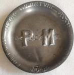 tinnen schaaltje met motto van Margaretha van Oostenrijk 9cm, Antiek en Kunst, Antiek | Tin, Ophalen of Verzenden