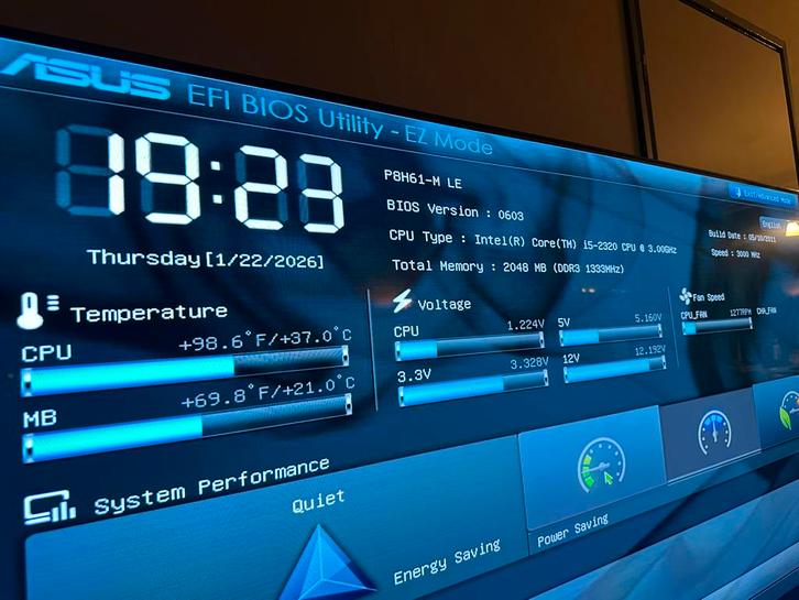 Asus P8H61-M LE Moederbord - Intel Core, Computers en Software, Moederborden, Gebruikt, Intel, DDR3, Ophalen of Verzenden