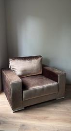 Velours hotel chique/Eric Kuster fauteuil. Zo goed als nieuw, Huis en Inrichting, Fauteuils, Ophalen, Zo goed als nieuw, 100 tot 125 cm