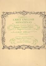 ALEC ROWLEY - EARLY ENGLISH SONATINES, Ophalen of Verzenden, Gebruikt, Artiest of Componist, Populair