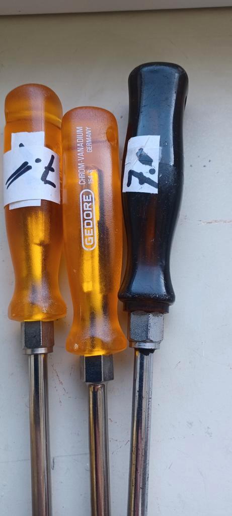 Te koop::Nieuwe platte schroevendraaiers, Doe-het-zelf en Verbouw, Gereedschap | Handgereedschap, Nieuw, Ophalen of Verzenden