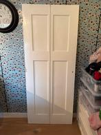 Witte Houten Binnendeur, Ophalen, Gebruikt, 80 tot 100 cm, Binnendeur