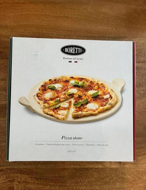 Nieuwe Boretti pizzasteen rond, Tuin en Terras, Barbecue-accessoires, Nieuw, Ophalen
