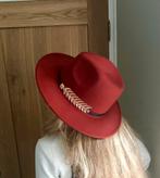 Dames cowboyhoed terra,mt 57,58,59 cm,warm oranje rood,riem, Ophalen of Verzenden, Nieuw, 56 of 57 cm (M, 7 of 7⅛ inch), Hoed