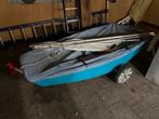 Optimist zeilboot met trolley & zeil en zeiltoebehoren, Ophalen of Verzenden, Gebruikt