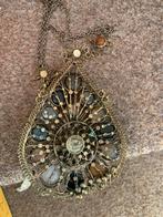 Vintage Ketting met Stenen, Overige materialen, Gebruikt, Overige kleuren, Ophalen of Verzenden