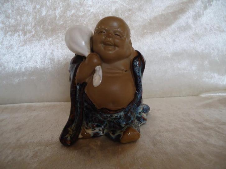 Vintage Wanjiang Boeddha Beeldje -VOOR RIJKDOM EN GELUK -, Verzamelen, Beelden en Beeldjes, Zo goed als nieuw, Religie, Ophalen of Verzenden
