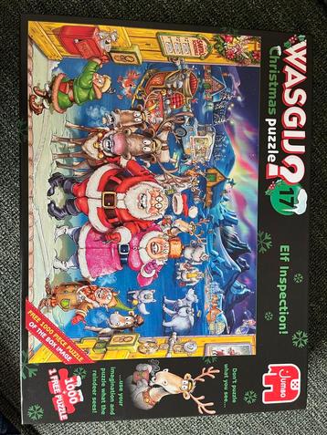 Wasgij Christmas puzzel nummer 17: Elf Inspection! beschikbaar voor biedingen