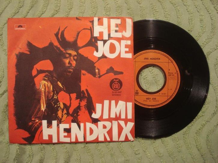 Jimi Hendrix Experience 7" Vinyl ‘Hey Joe’ (Joegoslavië) v2, Cd's en Dvd's, Vinyl Singles, Single, Rock en Metal, 7 inch, Ophalen of Verzenden