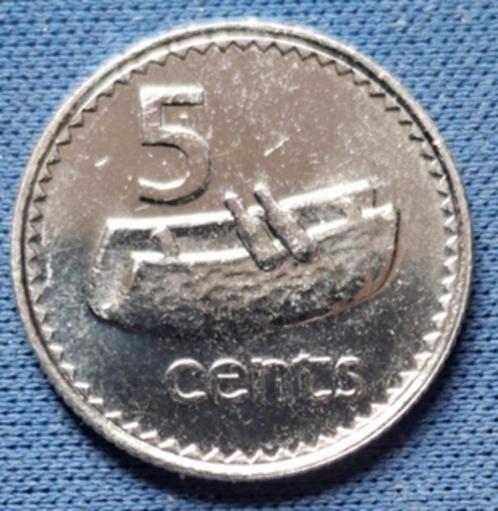 Fiji 5 cents 1990 Km 51a, Postzegels en Munten, Munten | Oceanië, Losse munt, Verzenden
