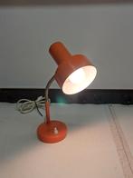 Vintage Oranje Tafellamp - 32cm / 450, Ophalen of Verzenden