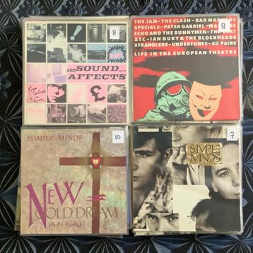 VINYL lp verzameling 70's 80's POP ROCK simple minds Jam beschikbaar voor biedingen