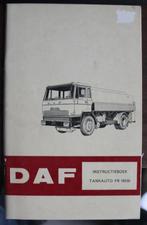 Daf tankauto instructieboekje FR 16100, Ophalen of Verzenden