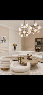 Eichholtz Salontafel Oxnard., Ophalen of Verzenden, Zo goed als nieuw, Glas of Kopje