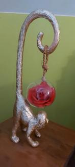Goud kleurige Aap met Hanger maar kan ook lampje aan, Minder dan 50 cm, Gebruikt, Overige typen, Ophalen of Verzenden