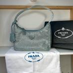 Prada satin tas blauw gloednieuw, Ophalen of Verzenden, Nieuw, Blauw, Handtas