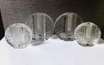 4 walther glas solifleur by h.duesterhaus for pubeke, Antiek en Kunst, Antiek | Glas en Kristal, Ophalen of Verzenden
