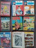 Tk 8 hele oude bijzondere verzamelbanden van stripbladen., Gelezen, Ophalen of Verzenden, Meerdere stripboeken