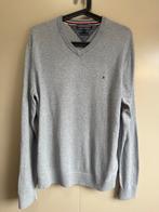 Tommy Hilfiger Grijxe Trui - Maat M - katoen cashmere, Kleding | Heren, Truien en Vesten, Maat 48/50 (M), Tommy Hilfiger, Ophalen of Verzenden