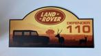 LANDROVER 110  rallyschild, Ophalen of Verzenden, Zo goed als nieuw, Auto's