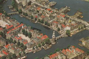 AMSTERDAM Luchtfoto Montelbaanstoren en Omgeving  beschikbaar voor biedingen