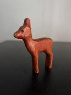 Vintage houtsnijwerk Hertje, Verzenden, Dier