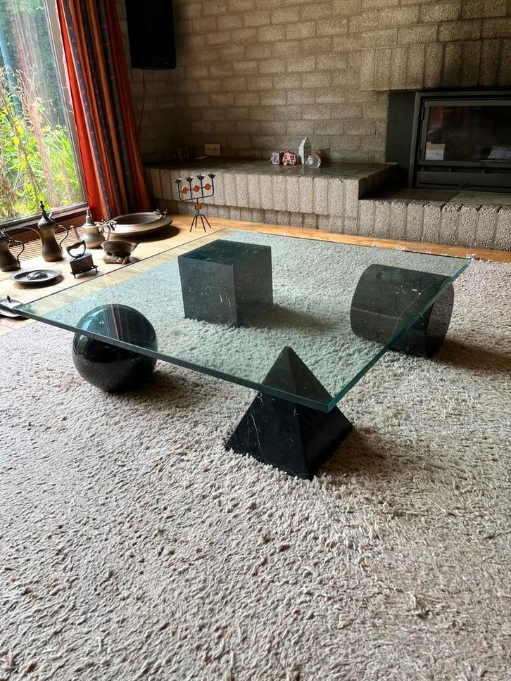 Metafora vintage salontafel - Lella & Massimo, Huis en Inrichting, Tafels | Salontafels, Gebruikt, 50 tot 75 cm, 50 tot 100 cm