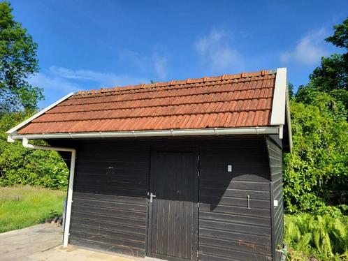 Tuinhuisje berging kapschuur model blokhut ( 008 ), Tuin en Terras, Tuinhuizen, Gebruikt, Blokhut, Hout, Minder dan 250 cm, 200 tot 400 cm