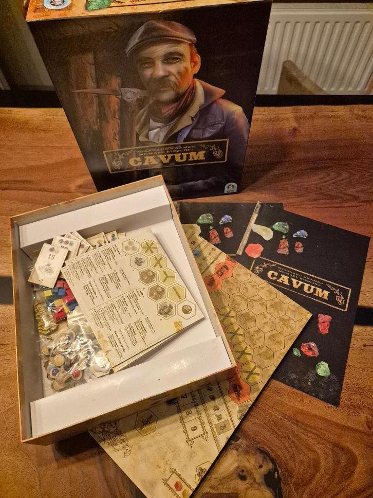 Cavum, Abstract strategisch bordspel, ZGAN, Hobby en Vrije tijd, Gezelschapsspellen | Bordspellen, Zo goed als nieuw, Een of twee spelers