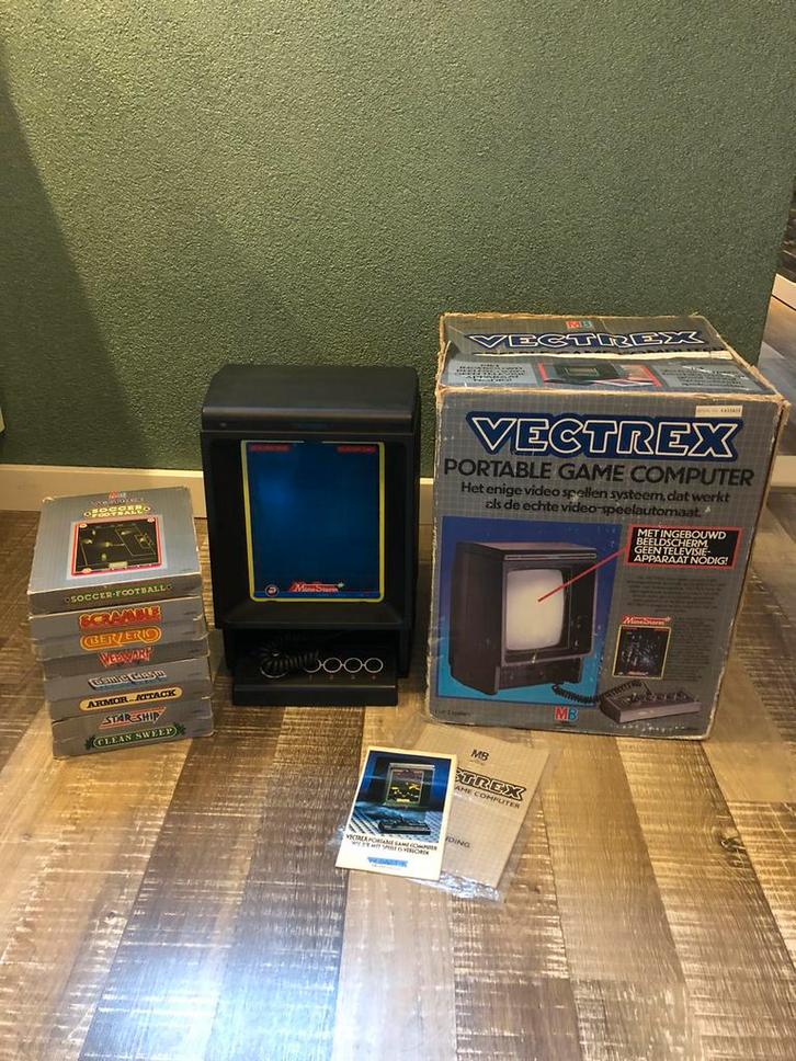 Vectrex computer, Spelcomputers en Games, Spelcomputers | Nintendo Game Boy, Gebruikt, Overige modellen, Met games, Ophalen of Verzenden