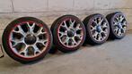 Bi-color velgen Fiat 500 Panda Idea 195/45/16 unieke set!, Ophalen, Gebruikt, 16 inch, Banden en Velgen