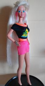 Glitter hair barbie pop jaren 90, Ophalen of Verzenden, Zo goed als nieuw, Barbie