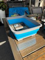 Nieuwe camping Afwasteil Opvouwbaar - Blauw/Grijs, Koeltas, Afwastuil, Ophalen of Verzenden, Zo goed als nieuw
